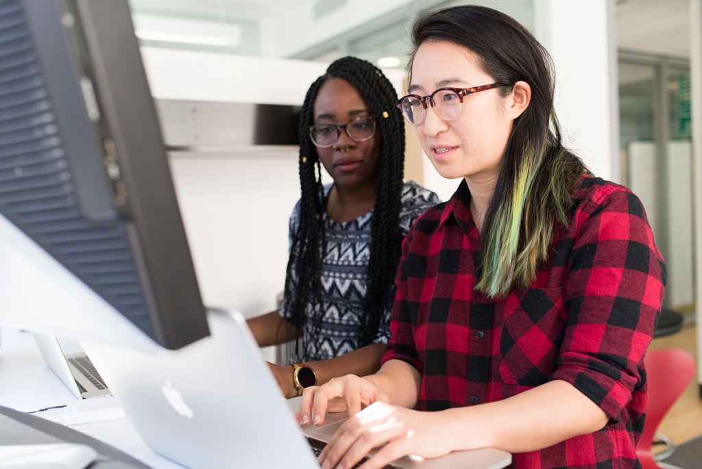 Women working together